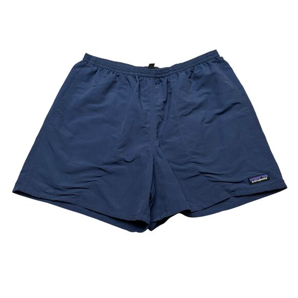 Patagonia Other - Patagonia Baggies 5 Inseam Swim Shorts Nylon Mens L Navy Blue Trunk